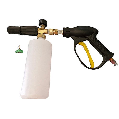 فوم پاش و لنس و تفنگی 1/4 حرفه ای بهمراه ۱ عدد نازل ۲۵ درجه