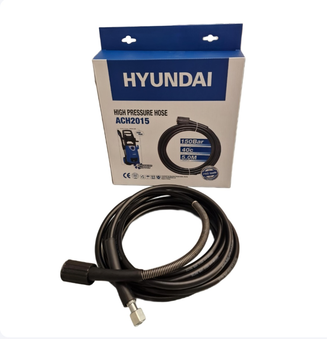 شلنگ کارواش ۵ متری HAUNDAI اصل مدل فنردار رزوه ای مناسب اکثر کارواشها