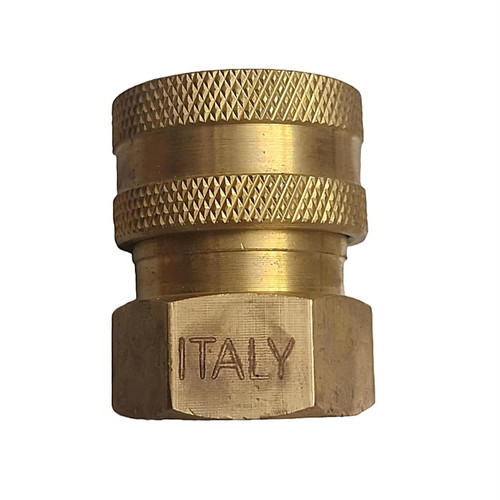 کوپلینگ فیتینگی اصل ایتالیا داخل رزوه 3/8 مدل برنج واقعی