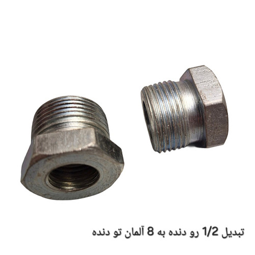 تبدیل ۱/۲ رو دنده به ۸ آلمان داخل دنده بسته 2 عددی