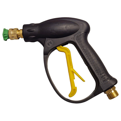 لنس و تفنگی با رزوه شلنگخور بزرگ مدل کوپلینگی + ۱ عدد نازل