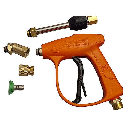 لنس و تلنگی رزوه بزرگ با زاویه پخش ۳۶۰ درجه چرخشی + لوله ۲۵ سانتی و نازل ۲۵ درجه