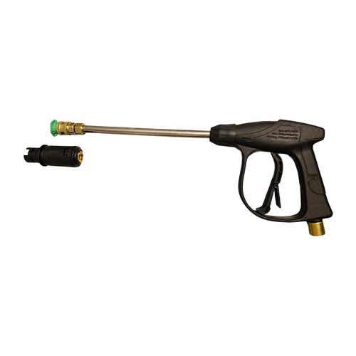 لنس و تفنگی ۱۵۰ بار 3 تکه با 2 نازل متغیر و کوپلینگی رزوه شلنگخور بزرگ